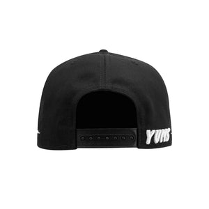 Flow N Go - Black-White Flat Bill Snapback