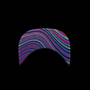 Wave Lengths -Neon - Flat Bill Snapback